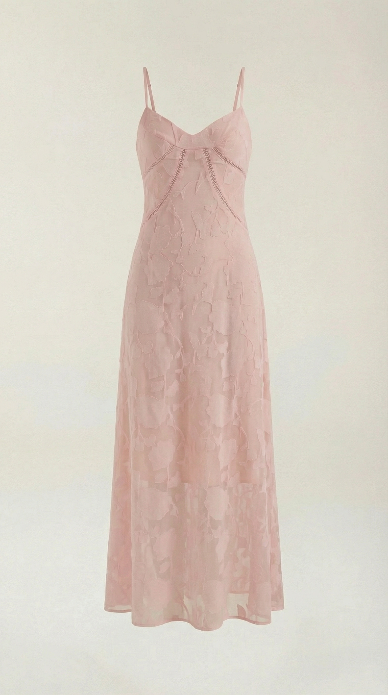 Arabelle Maxi Dress in Jacquard Fabric