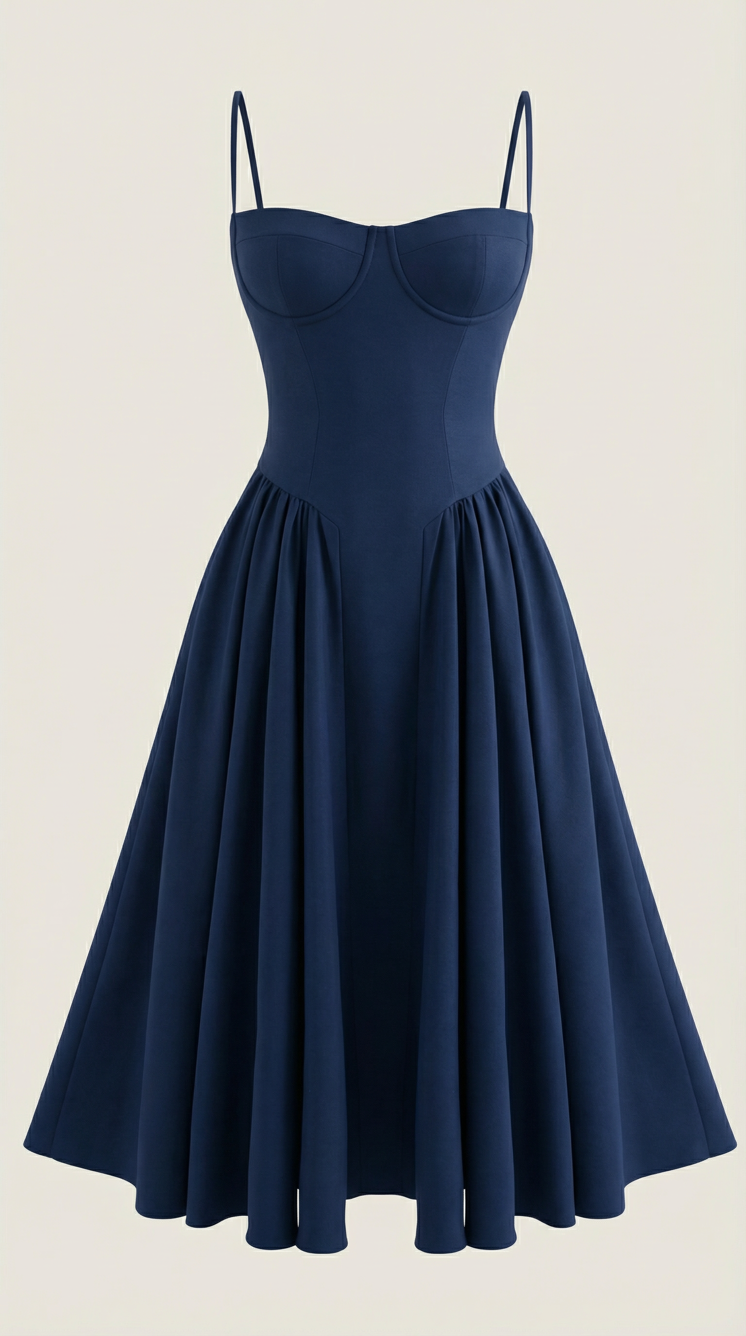 Φόρεμα Odette Midi με Κορσέ