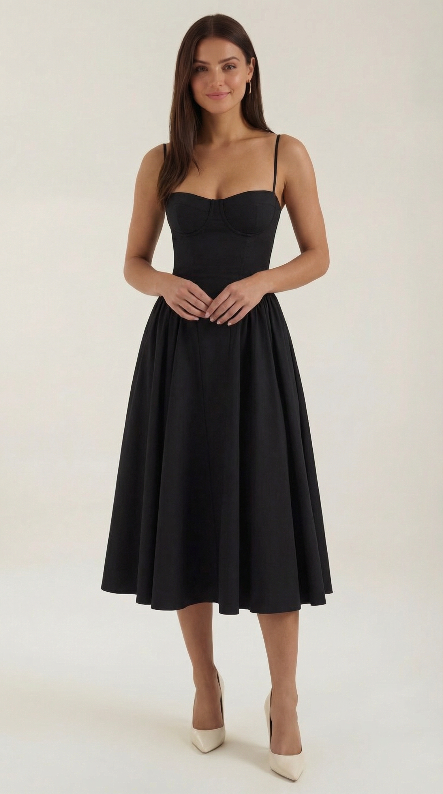 Φόρεμα Odette Midi με Κορσέ