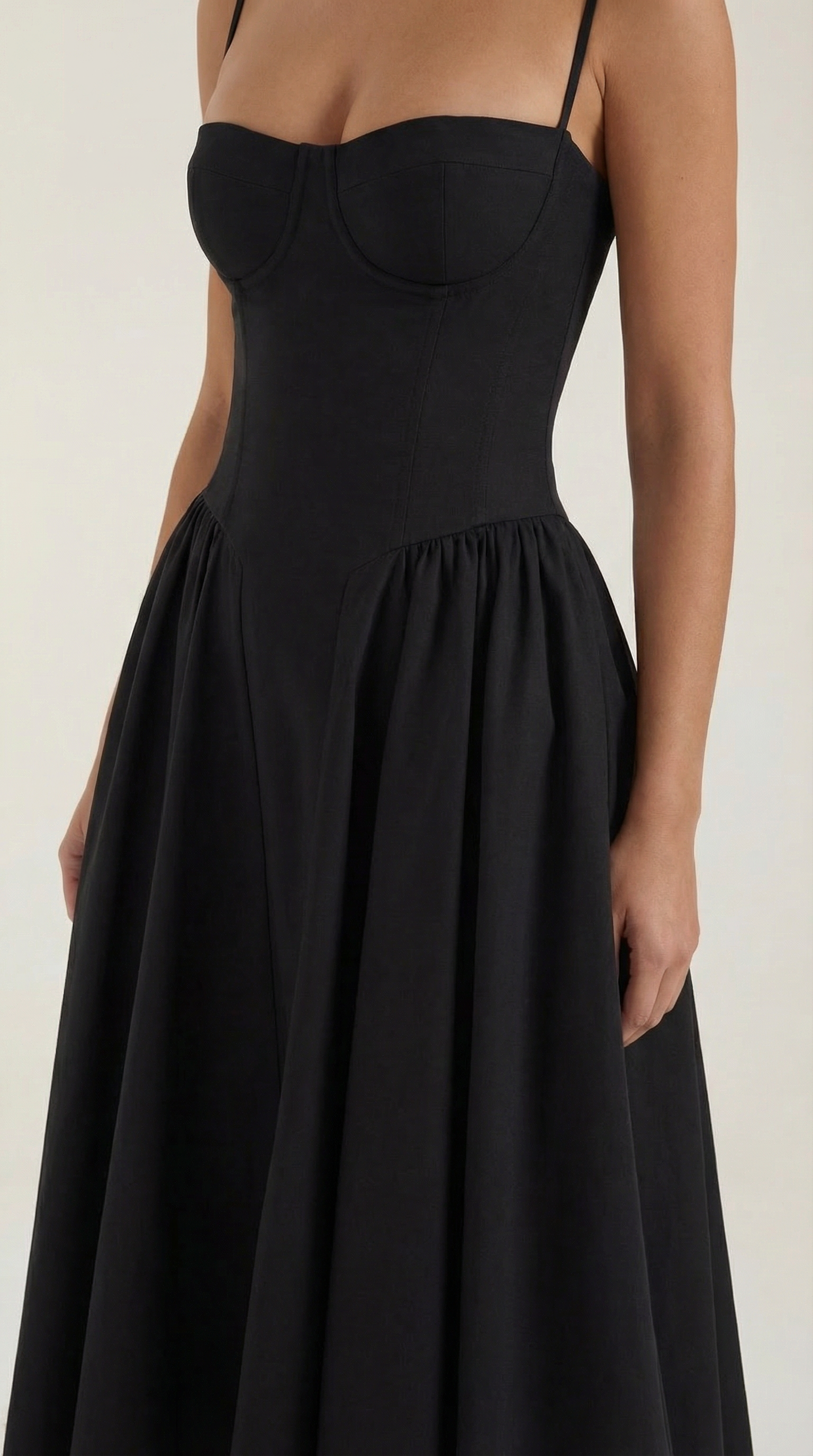 Φόρεμα Odette Midi με Κορσέ
