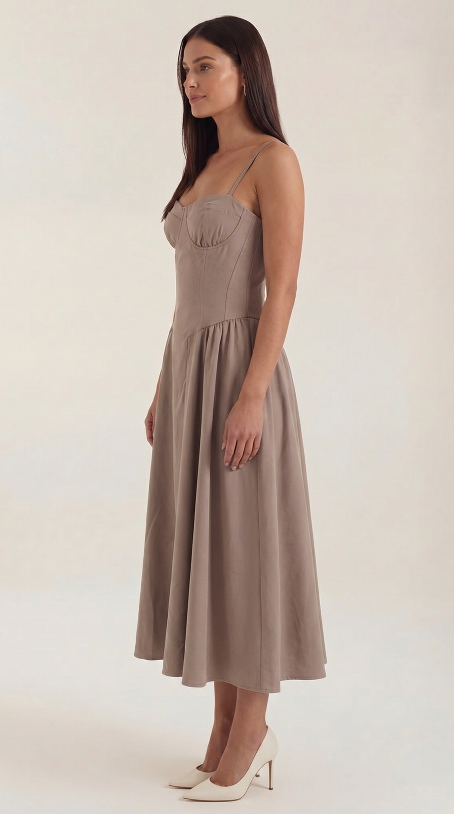 Φόρεμα Odette Midi με Κορσέ