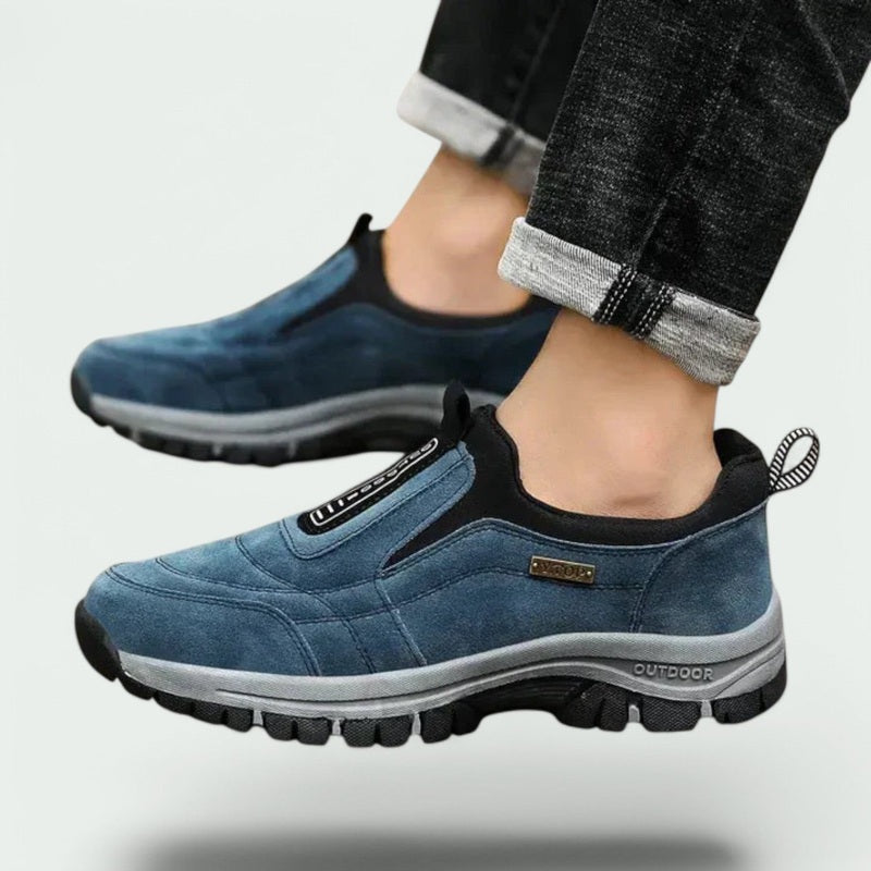 Men's Slip-On Walking Shoes – Cushioned Support and Non-Slip Sole