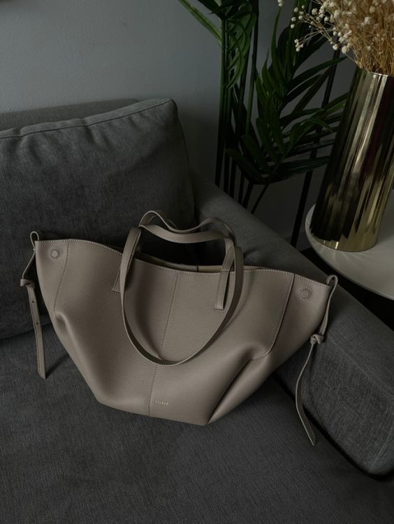 Elegante borsa tote vintage da donna - Grande borsa a mano in pelle con tracolla