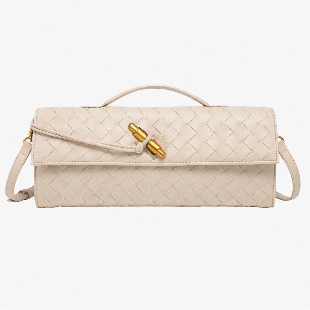 Pochette Intrecciata con Tracolla Rimovibile