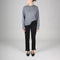 Pantalon droit extensible en viscose