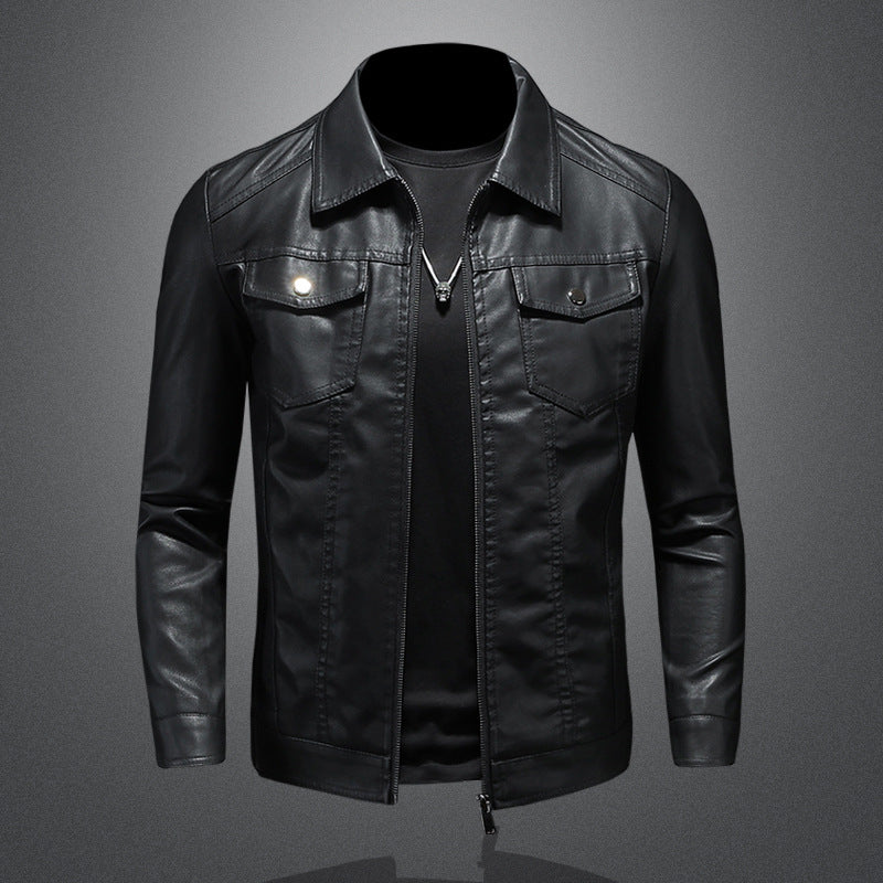 Giacca in Pelle Vintage da Uomo – Resistente, Comoda e di Classe