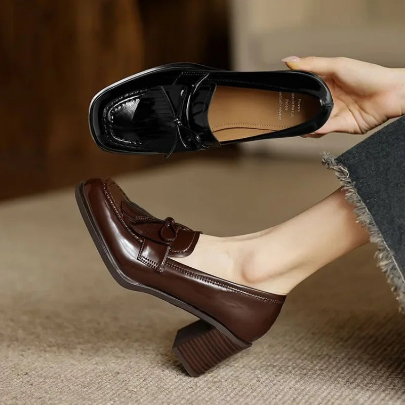 Κομψά Moccasins Dorothy με Τακούνι για Εκλεπτυσμένες Περιστάσεις