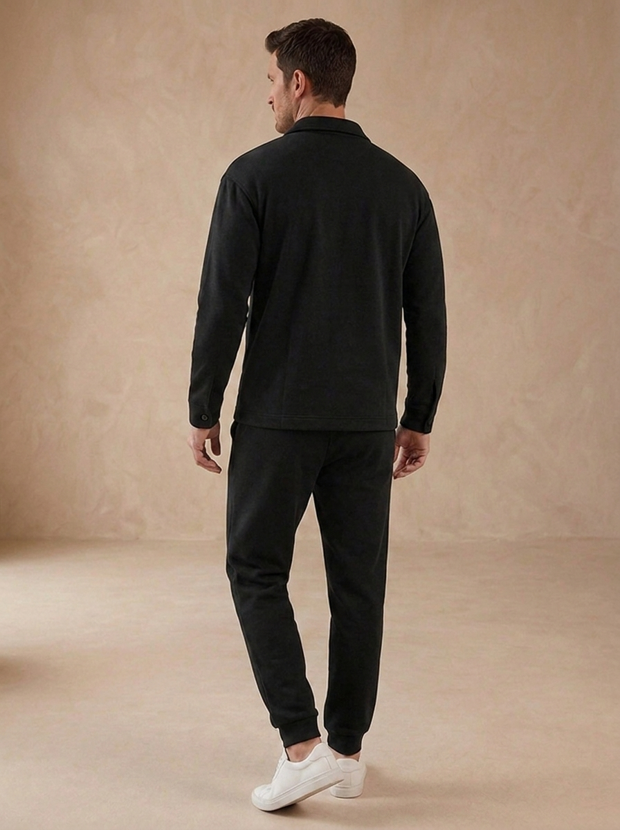 Completo Uomo Casual con Giacca e Pantaloni Coordinati
