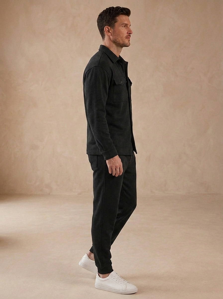 Completo Uomo Casual con Giacca e Pantaloni Coordinati