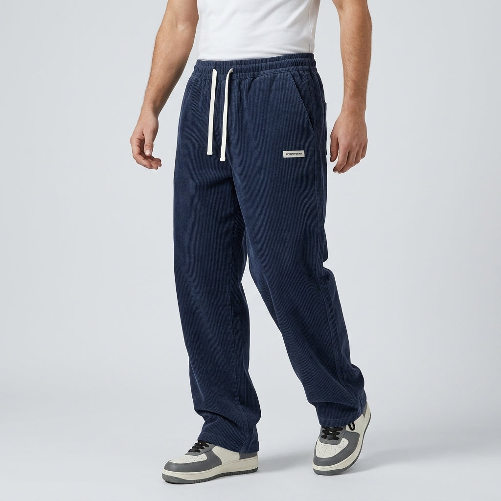 Pantaloni Jogger Uomo Casual con Coulisse e Tasche