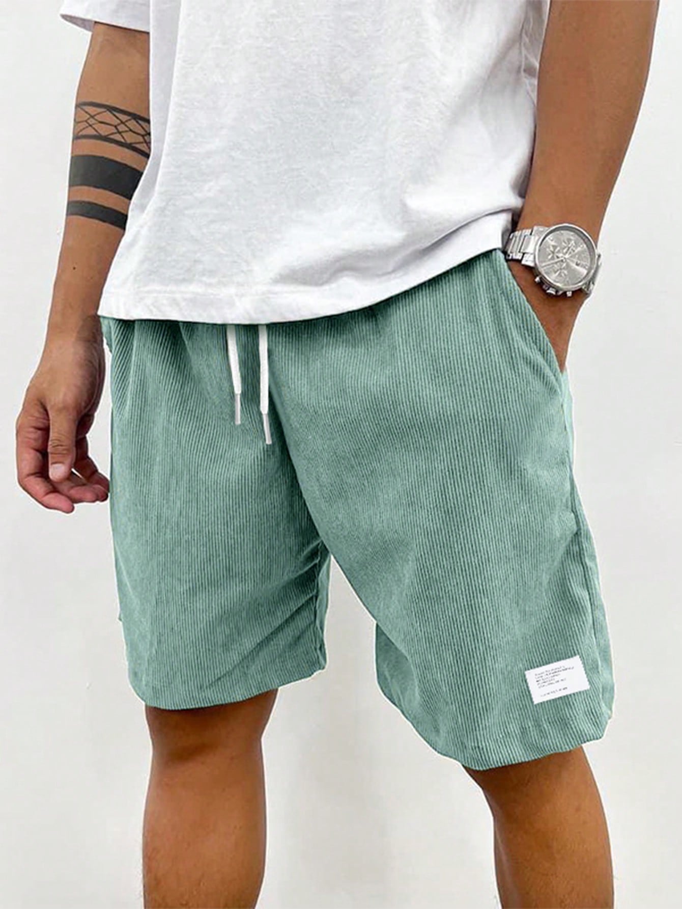 Pantaloncini in Velluto a Coste da Uomo – Shorts Comodi con Stretch e Stile Intramontabile