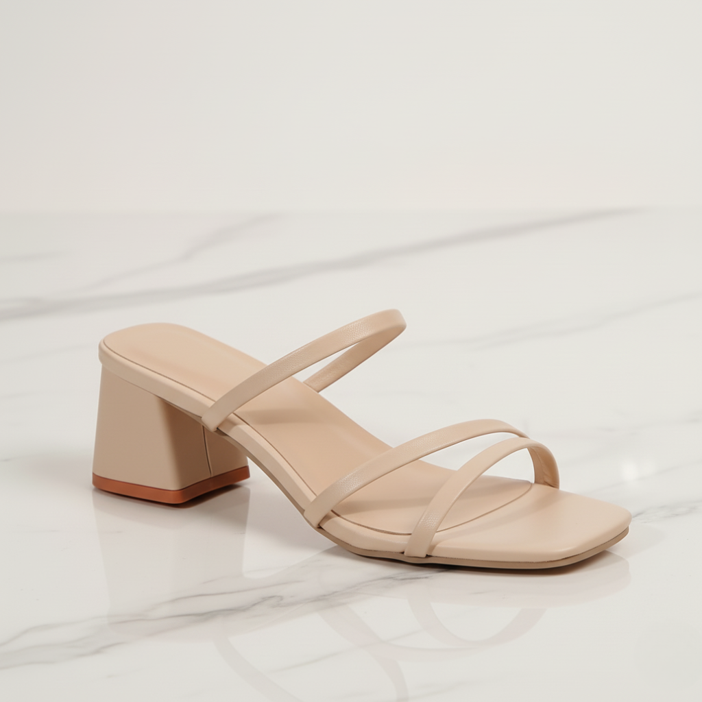 Montarello Serene Sandali con Tacco a Blocco Minimalisti