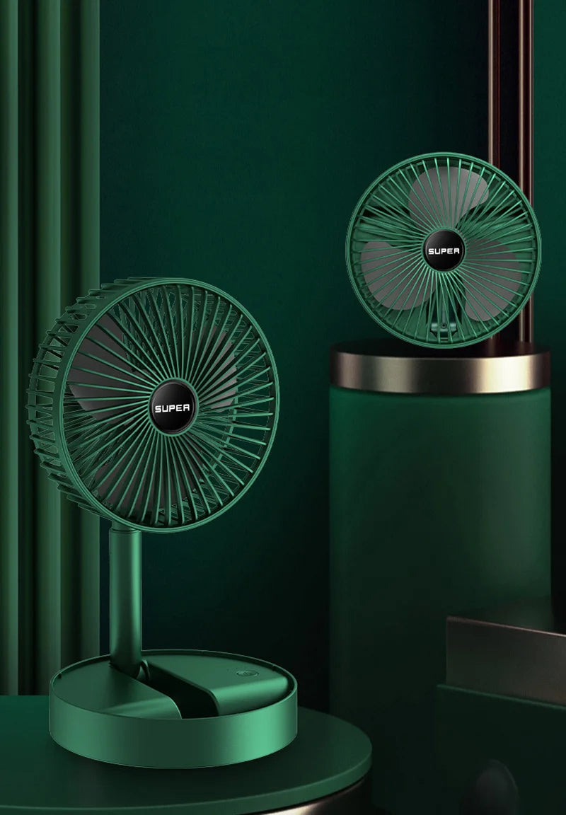 Ventilateur portable rechargeable de table