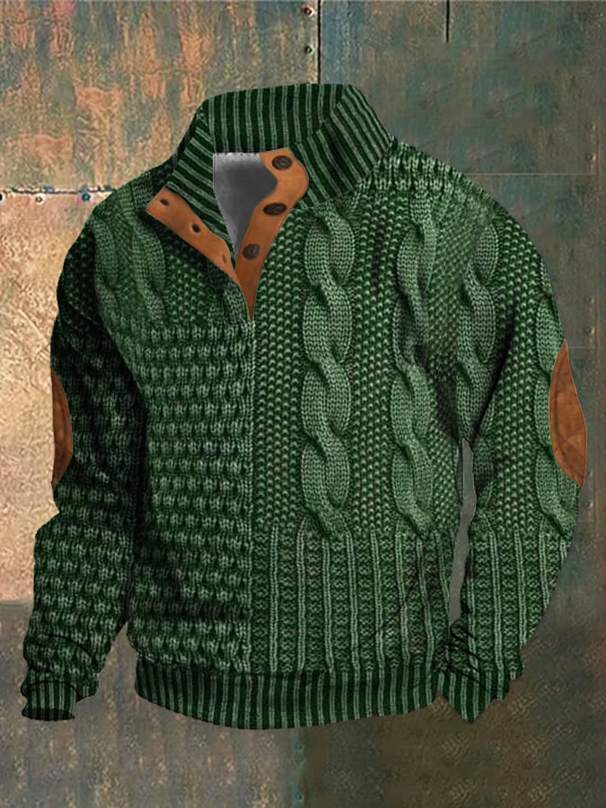 Suéter casual con botones para un look sencillo y chic