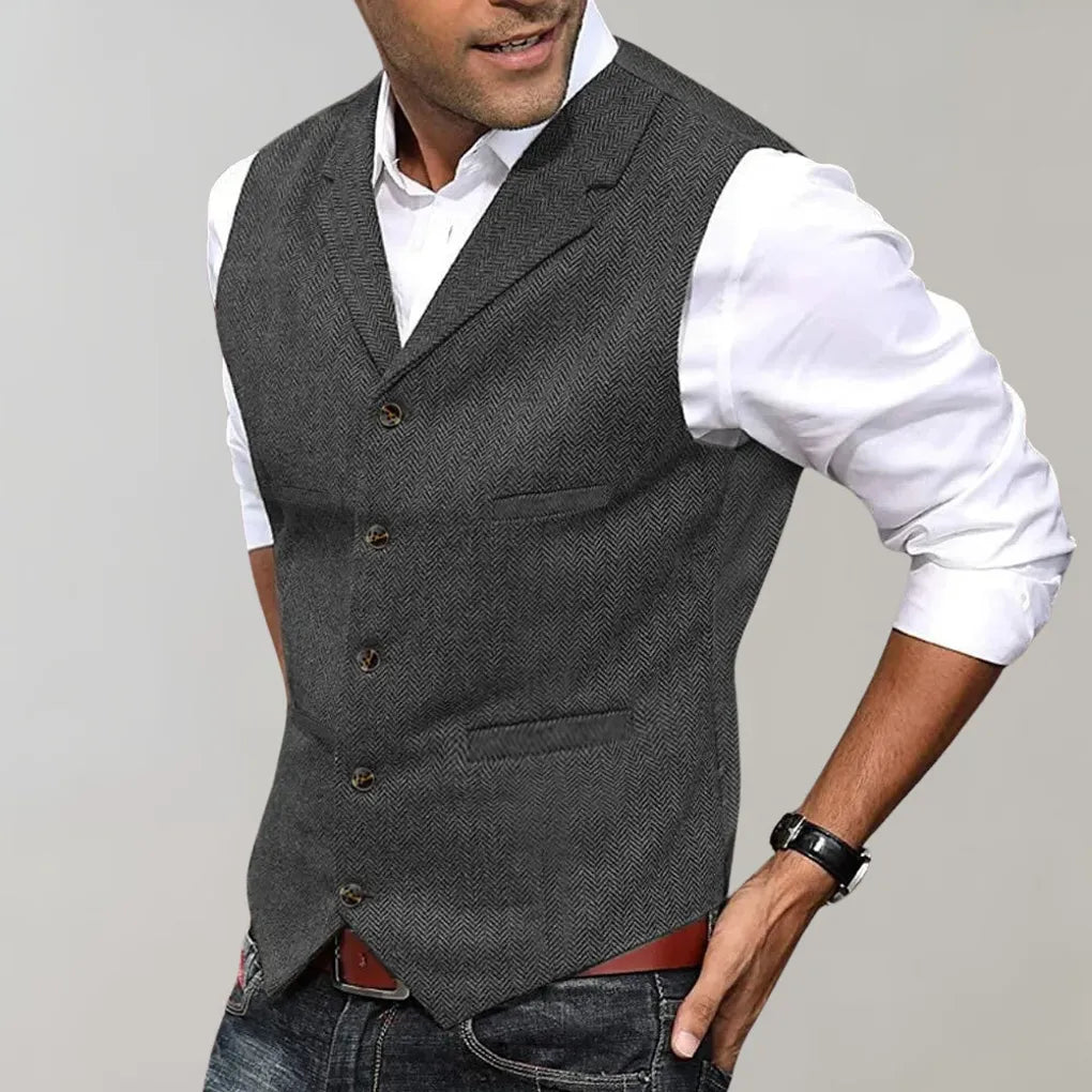 Gilet da Uomo Elegante – Strato Raffinato per Look Formali