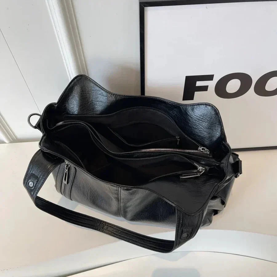 Sac à bandoulière pour femme – Élégant sac en cuir avec bandoulière réglable et design spacieux