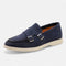 Men's Suede Monk Strap Loafers – Slip-On Elegance