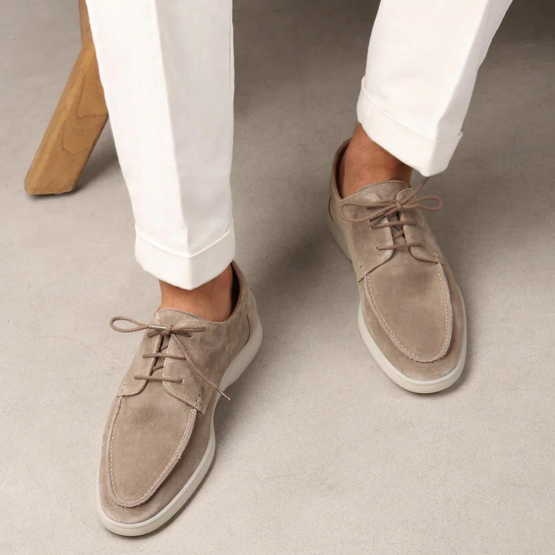 Mocassins en daim de première qualité pour hommes