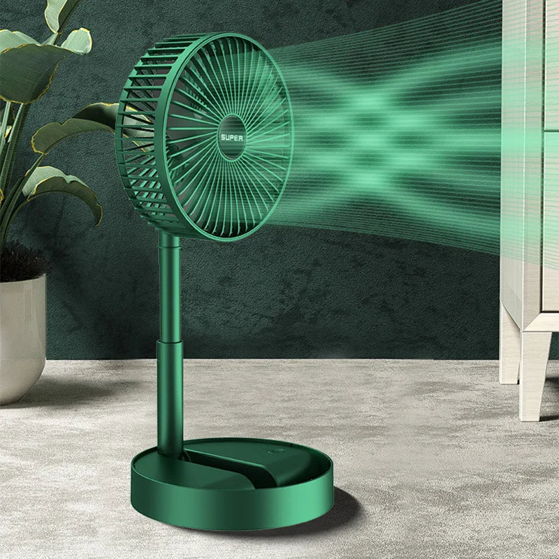 Ventilateur portable rechargeable de table