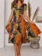 Adaline - Vestido Boho de Verano con Escote en V