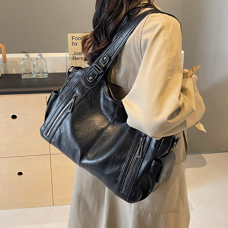 Sac à bandoulière pour femme – Élégant sac en cuir avec bandoulière réglable et design spacieux