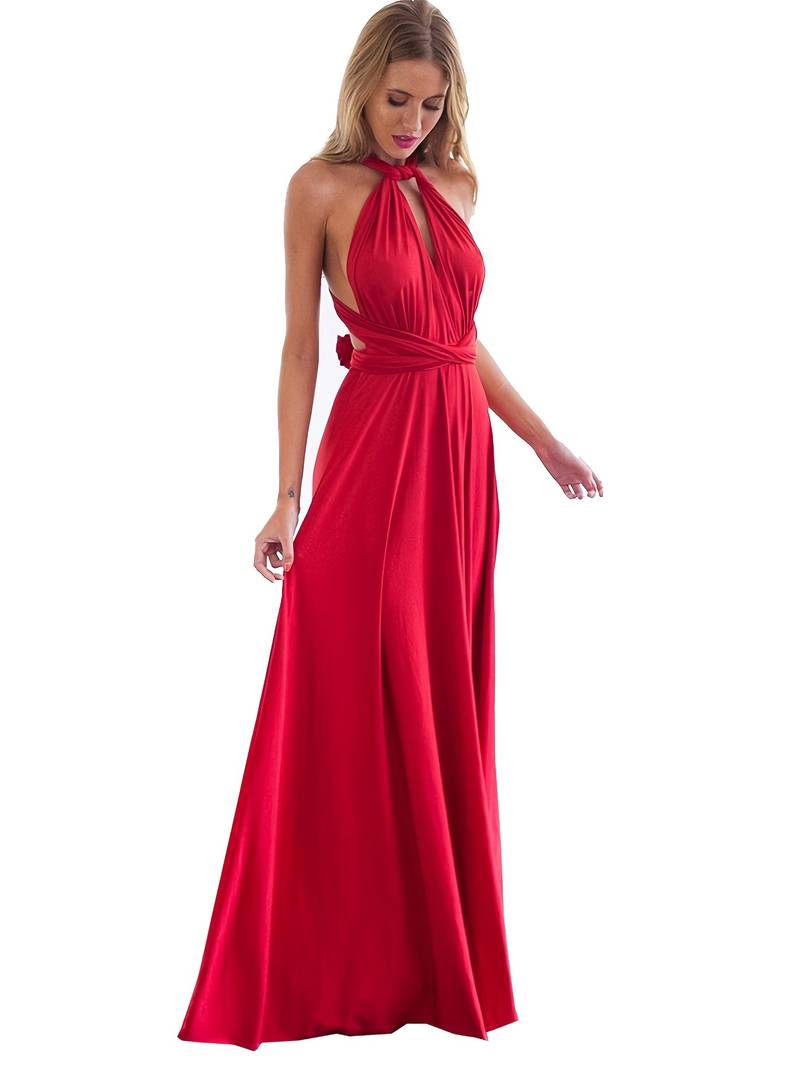 Abito da sera lungo dalla silhouette elegante per donna