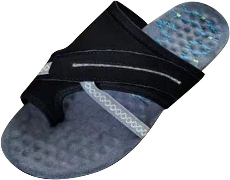 Men's Comfort Flip-Flops with Cushioned Non-Slip Sole