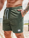 Shorts uomo in corduroy con coulisse