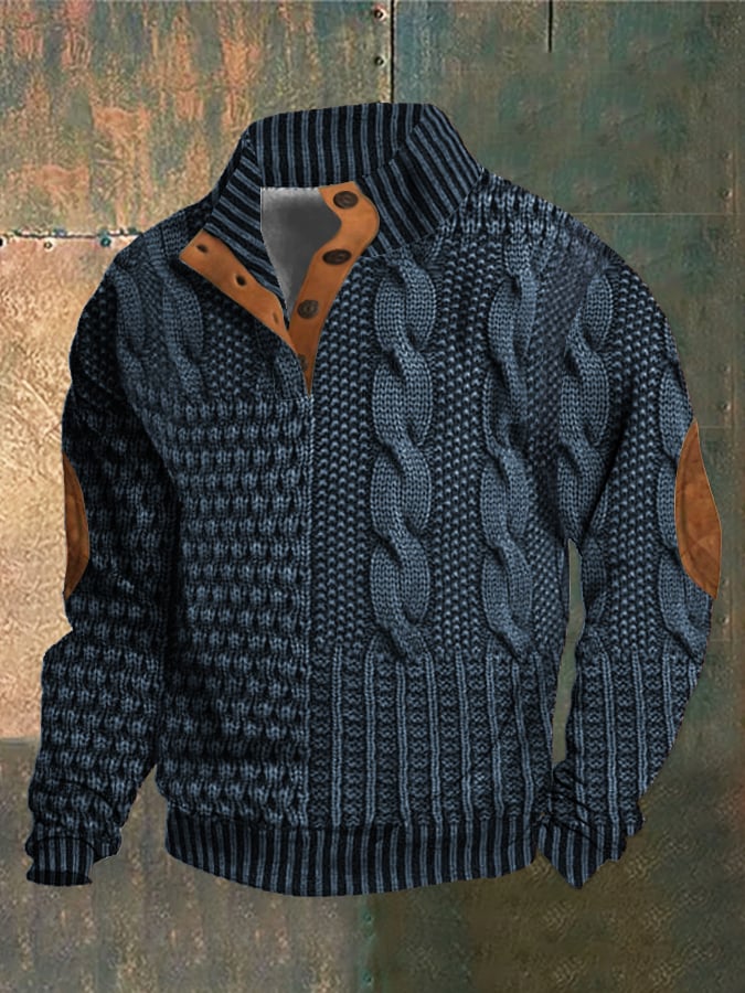 Suéter casual con botones para un look sencillo y chic