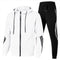 Tuta Sportiva Uomo con Cappuccio e Pantaloni Jogger