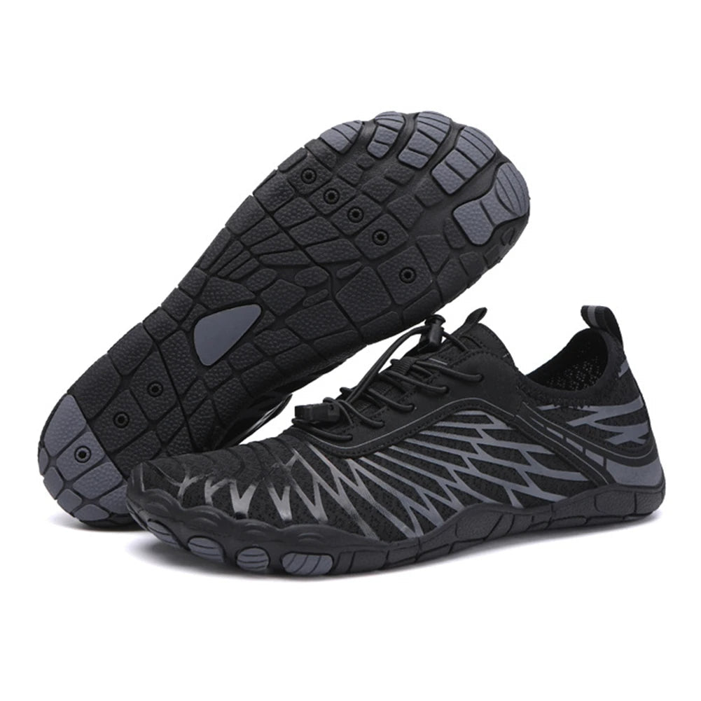 Sapatos aquáticos leves antiderrapantes