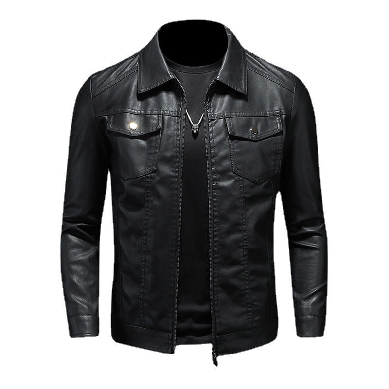 Giacca in Pelle Vintage da Uomo – Resistente, Comoda e di Classe