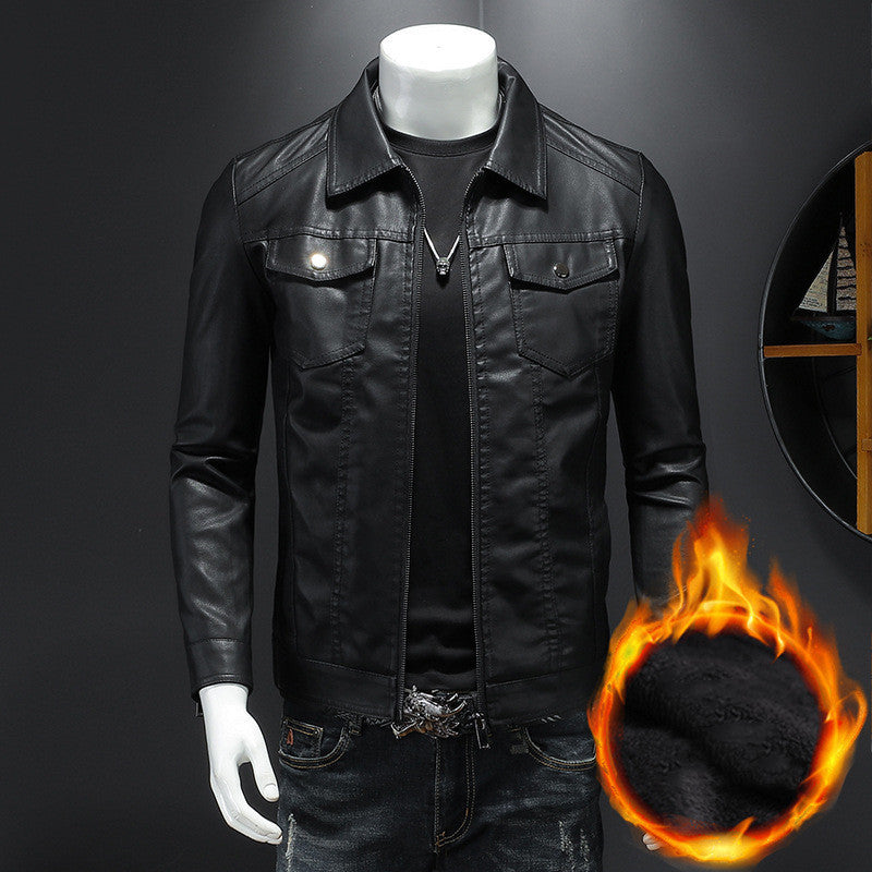 Giacca in Pelle Vintage da Uomo – Resistente, Comoda e di Classe
