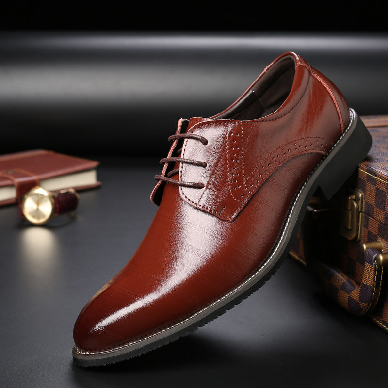 Scarpe Eleganti Uomo in Ecopelle con Allacciatura Classica