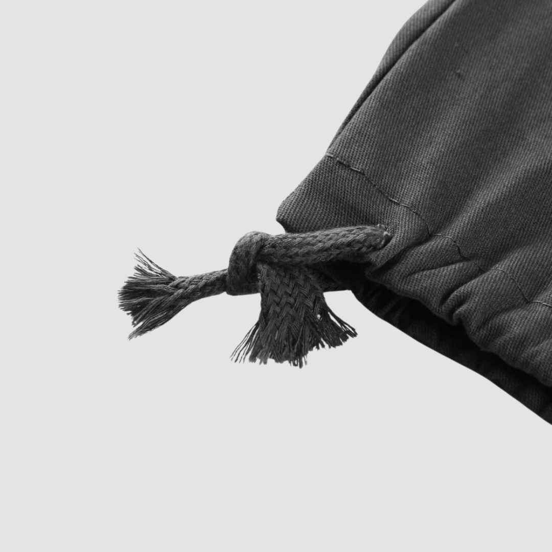 Pantaloni cargo jogger uomo con tasche laterali