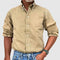 Camicia Uomo Casual a Maniche Lunghe Vestibilità Regolare
