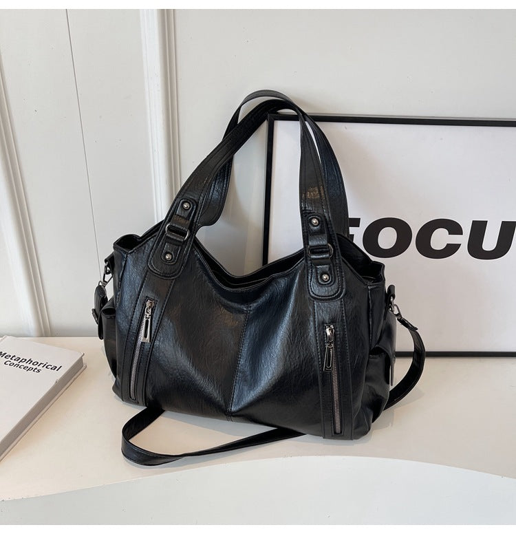 Sac à bandoulière pour femme – Élégant sac en cuir avec bandoulière réglable et design spacieux