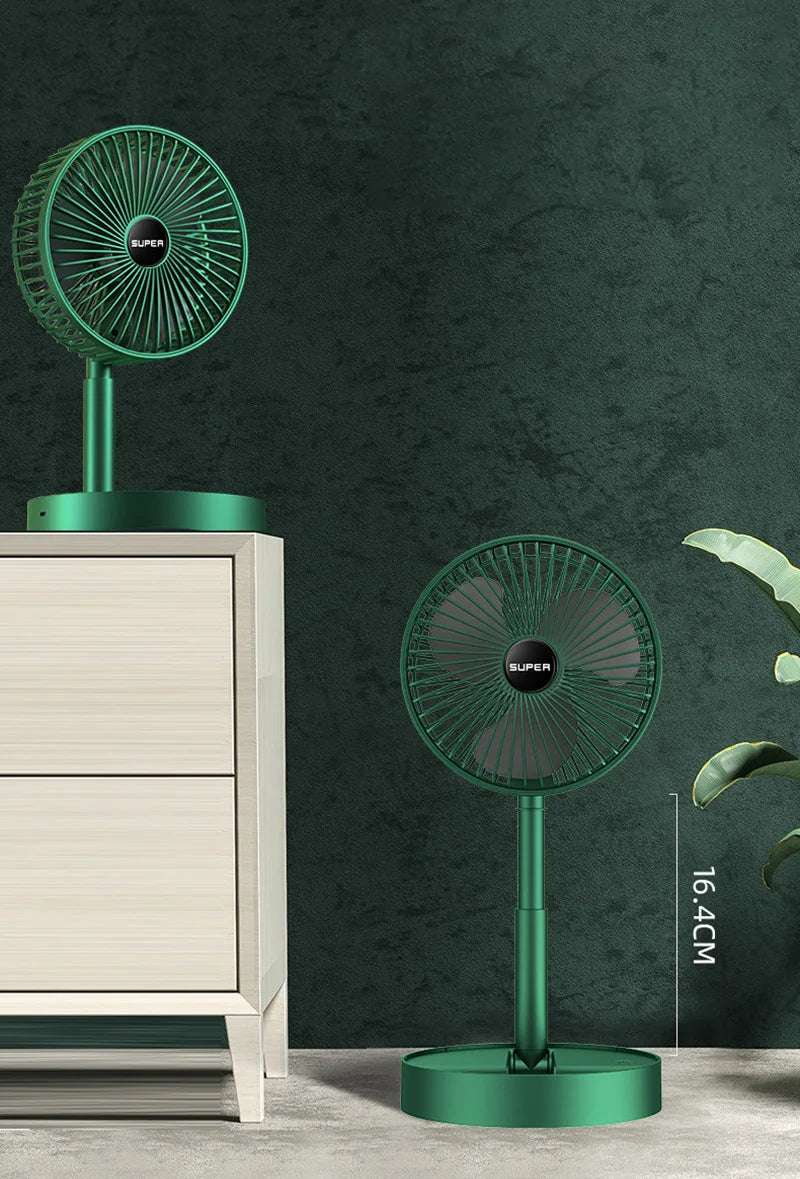 Ventilateur portable rechargeable de table