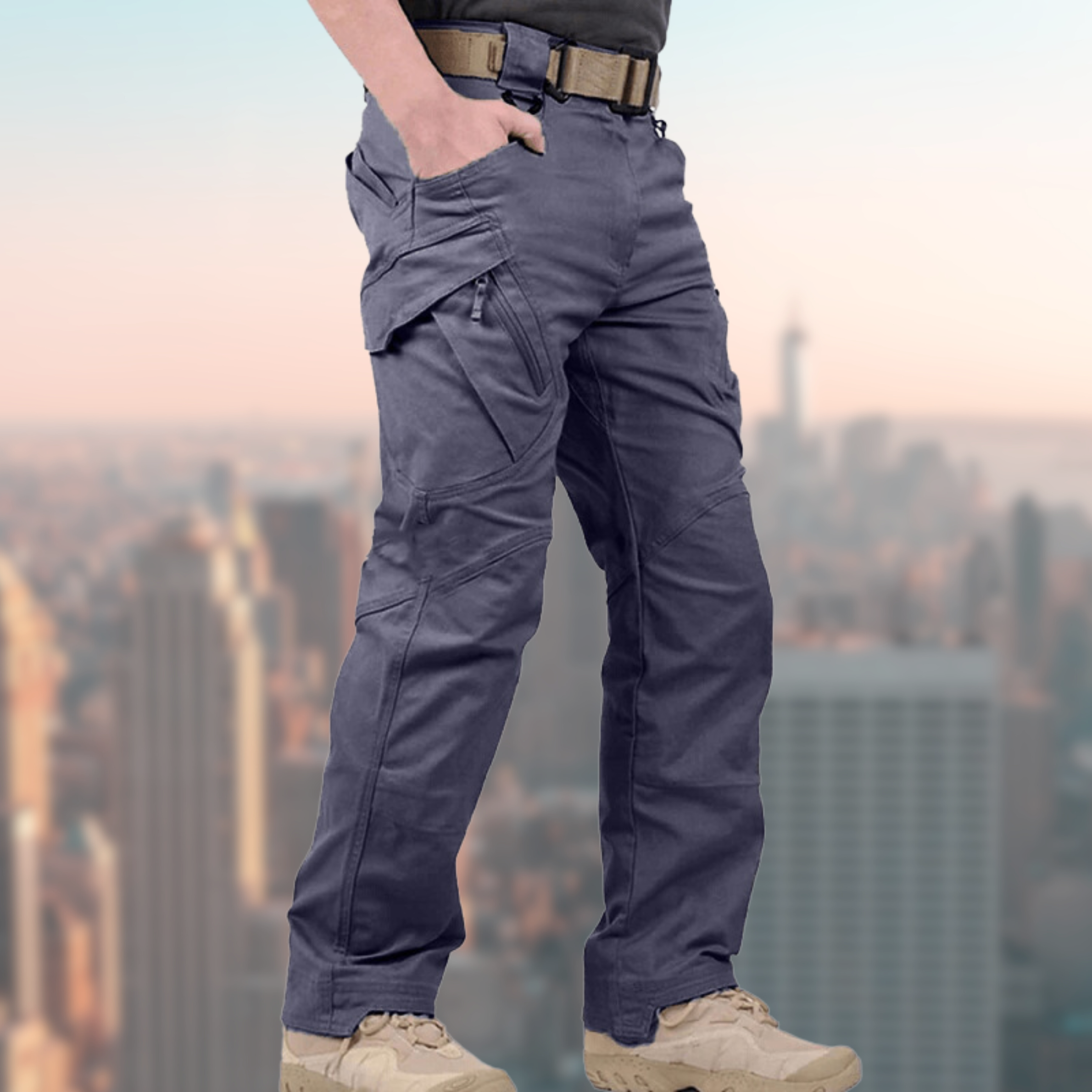 Pantaloni Cargo Impermeabili da Uomo - Pantaloni Tattici Outdoor