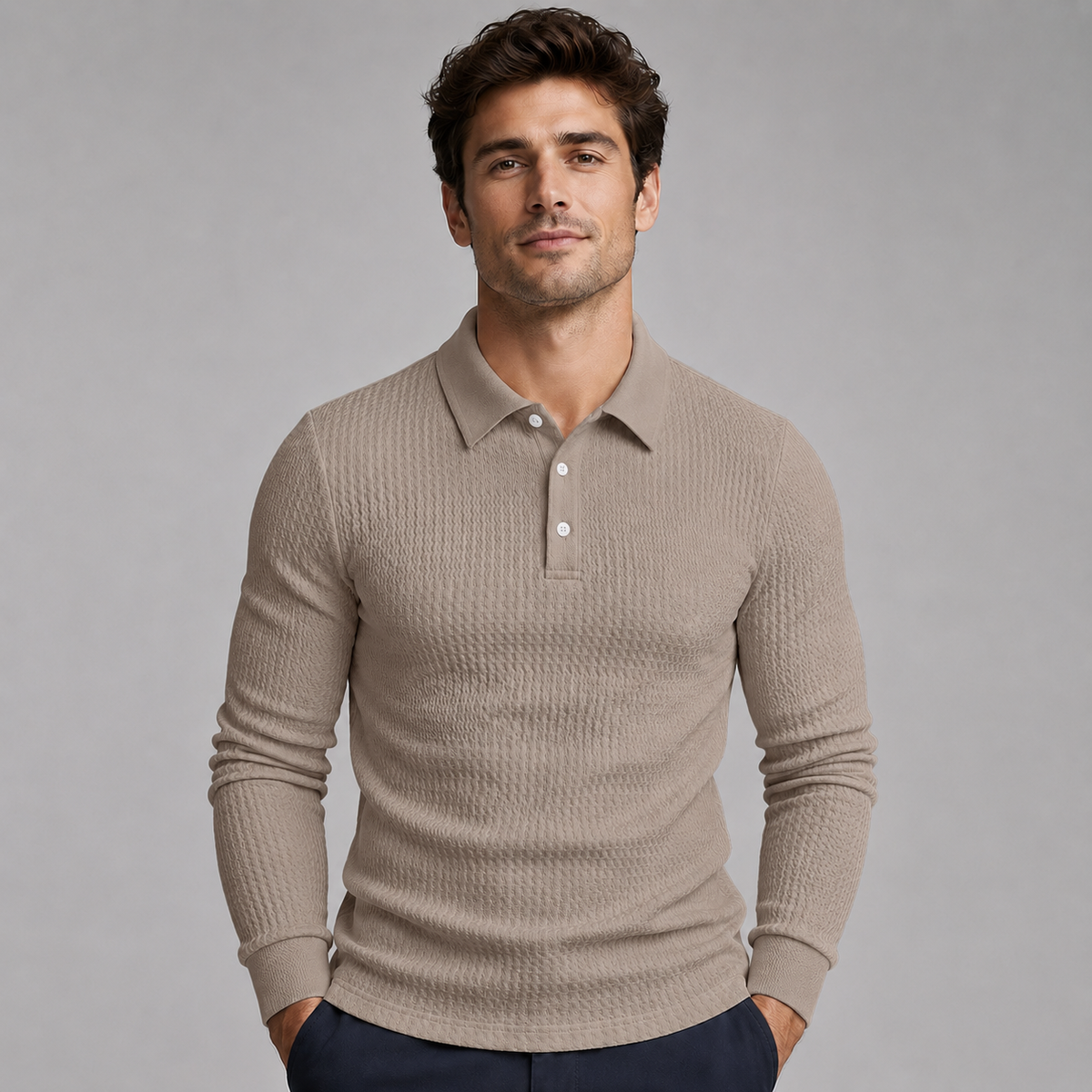 Polo a Maniche Lunghe da Uomo