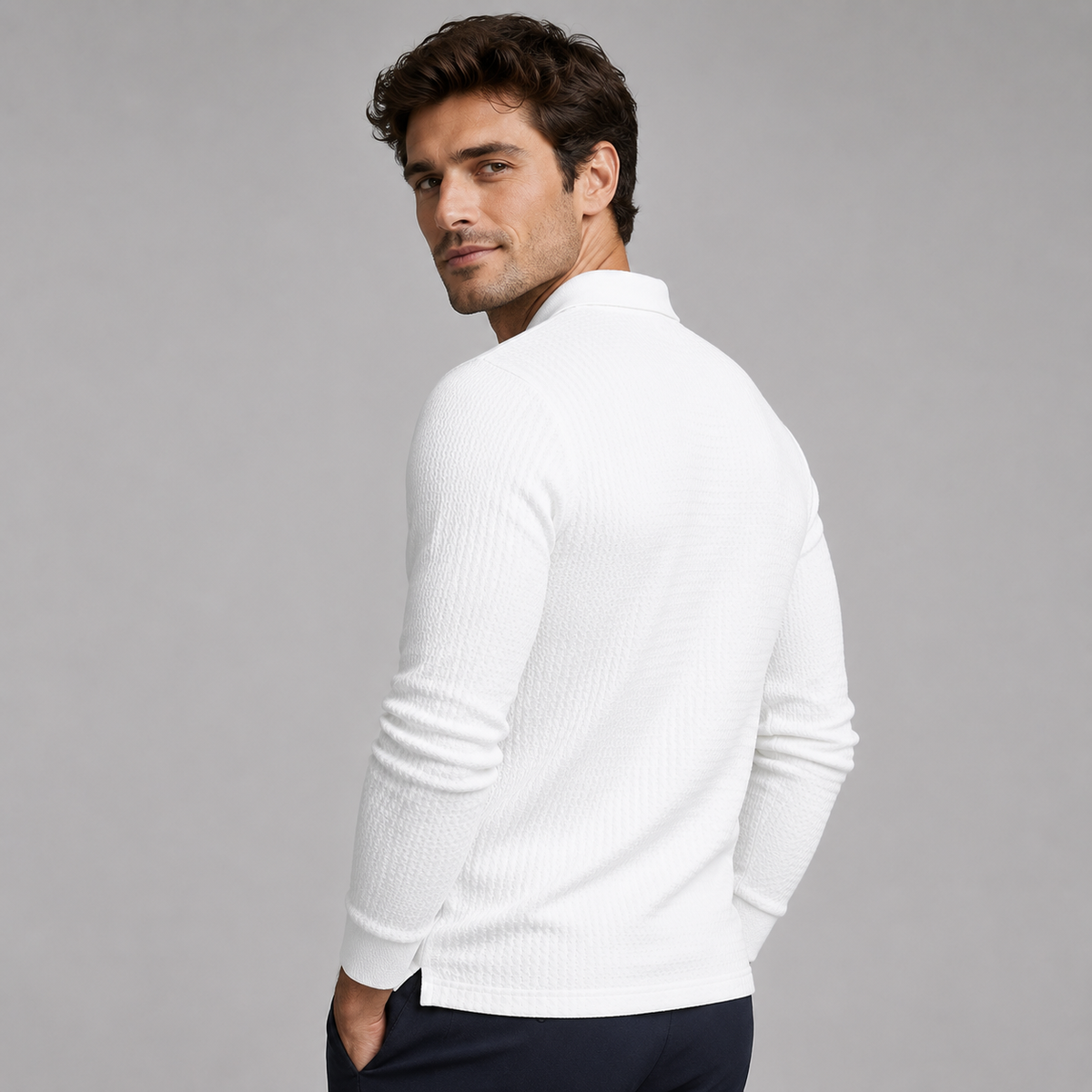 Polo a Maniche Lunghe da Uomo