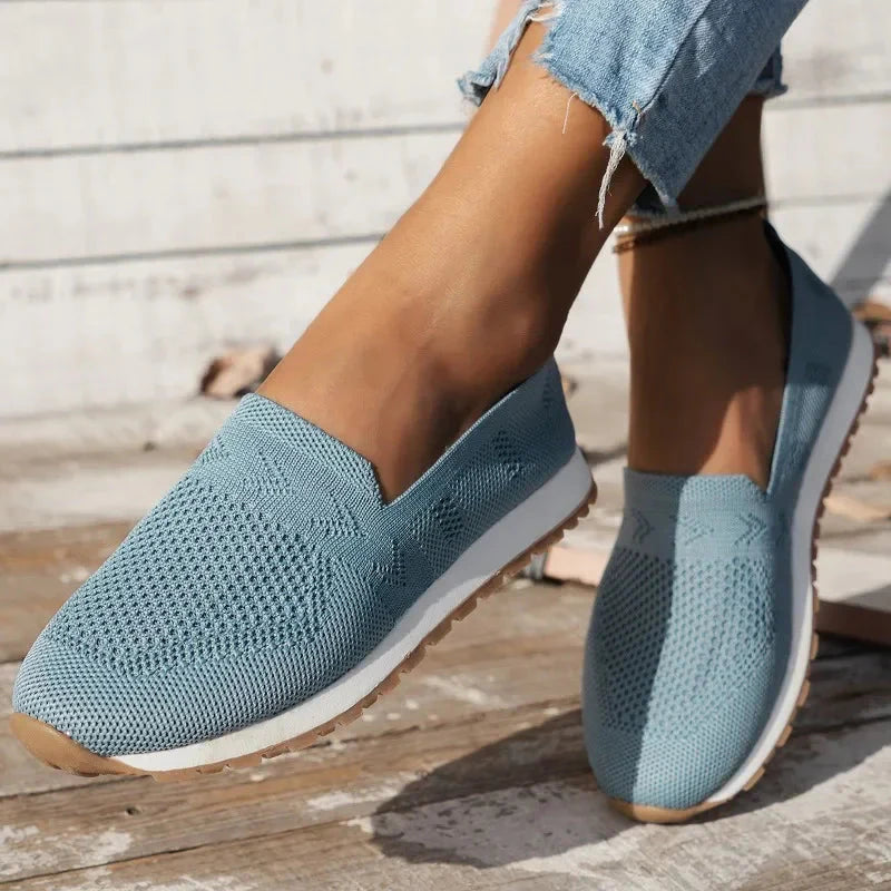 Mocassini ortopedici da donna in rete resistente - Scarpe da passeggio traspiranti e leggere