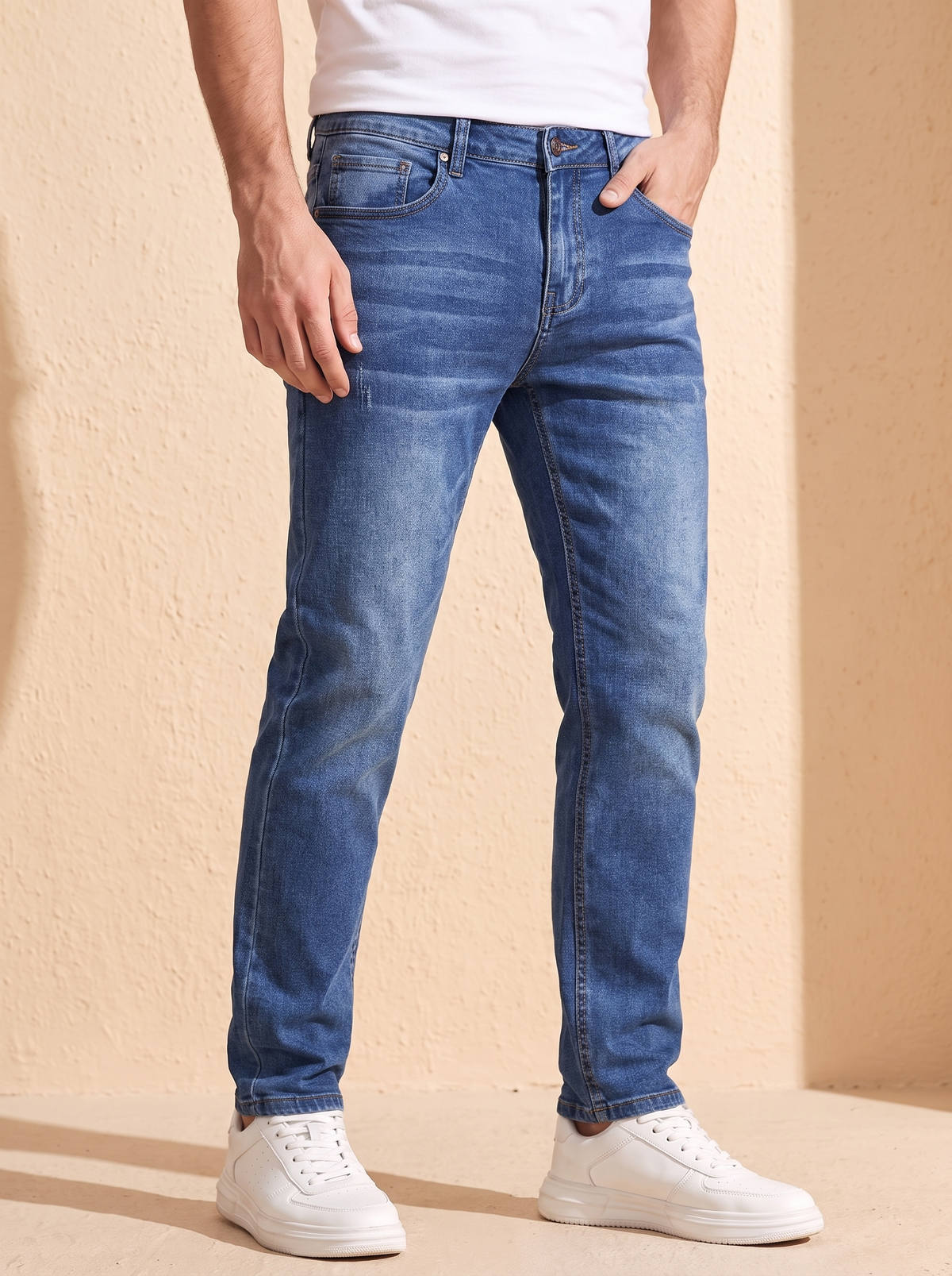 Jeans da Uomo a Gamba Dritta