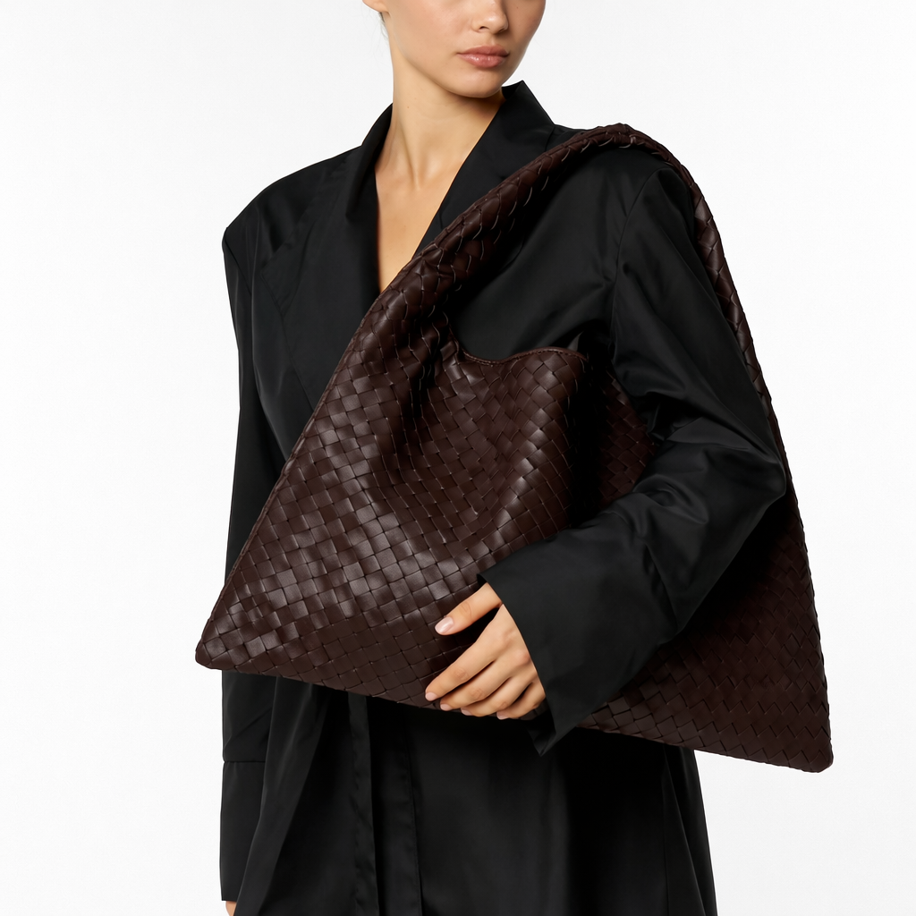 Borsa Hobo Intrecciata a Spalla