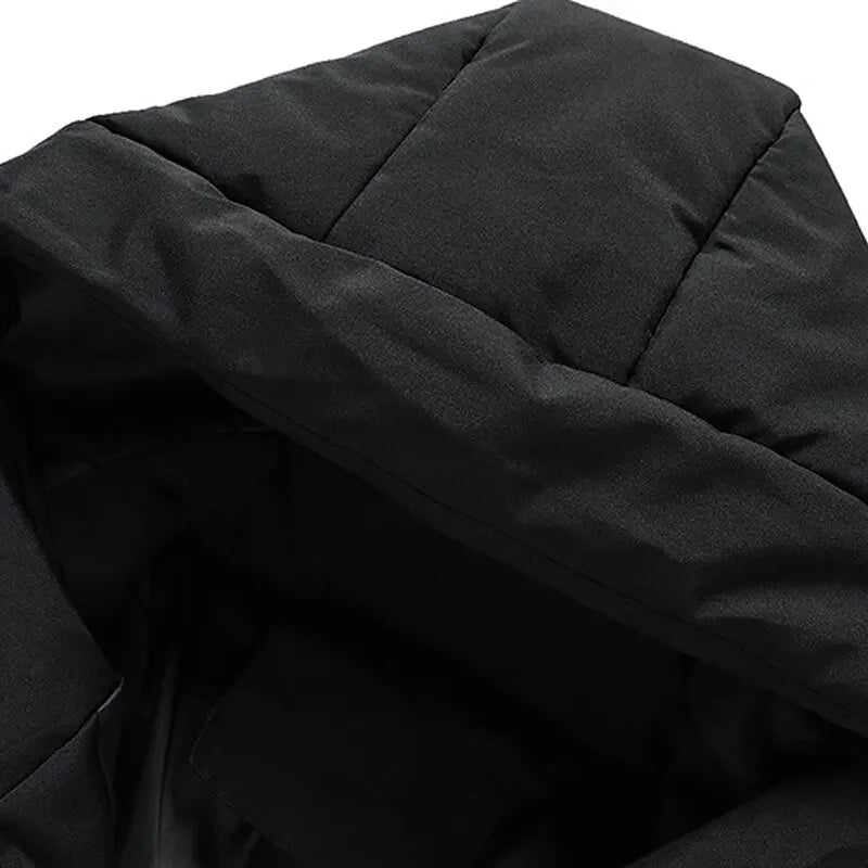 Giacca Imbottita Uomo con Cappuccio e Zip Invernale