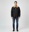 Valerios Fashion giacca uomo invernale imbottita con colletto teddy casual