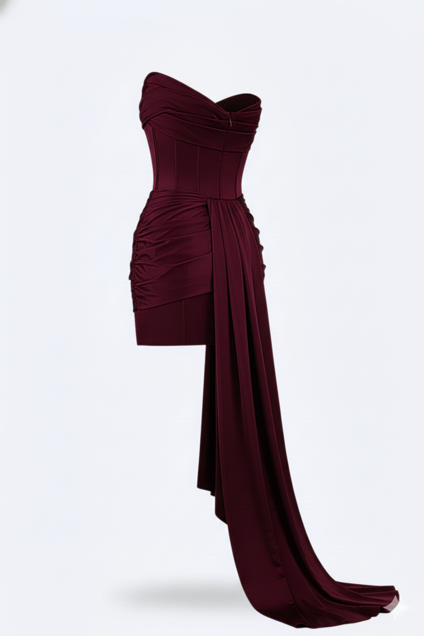 Valerios Fashion abito da sera corto elegante donna