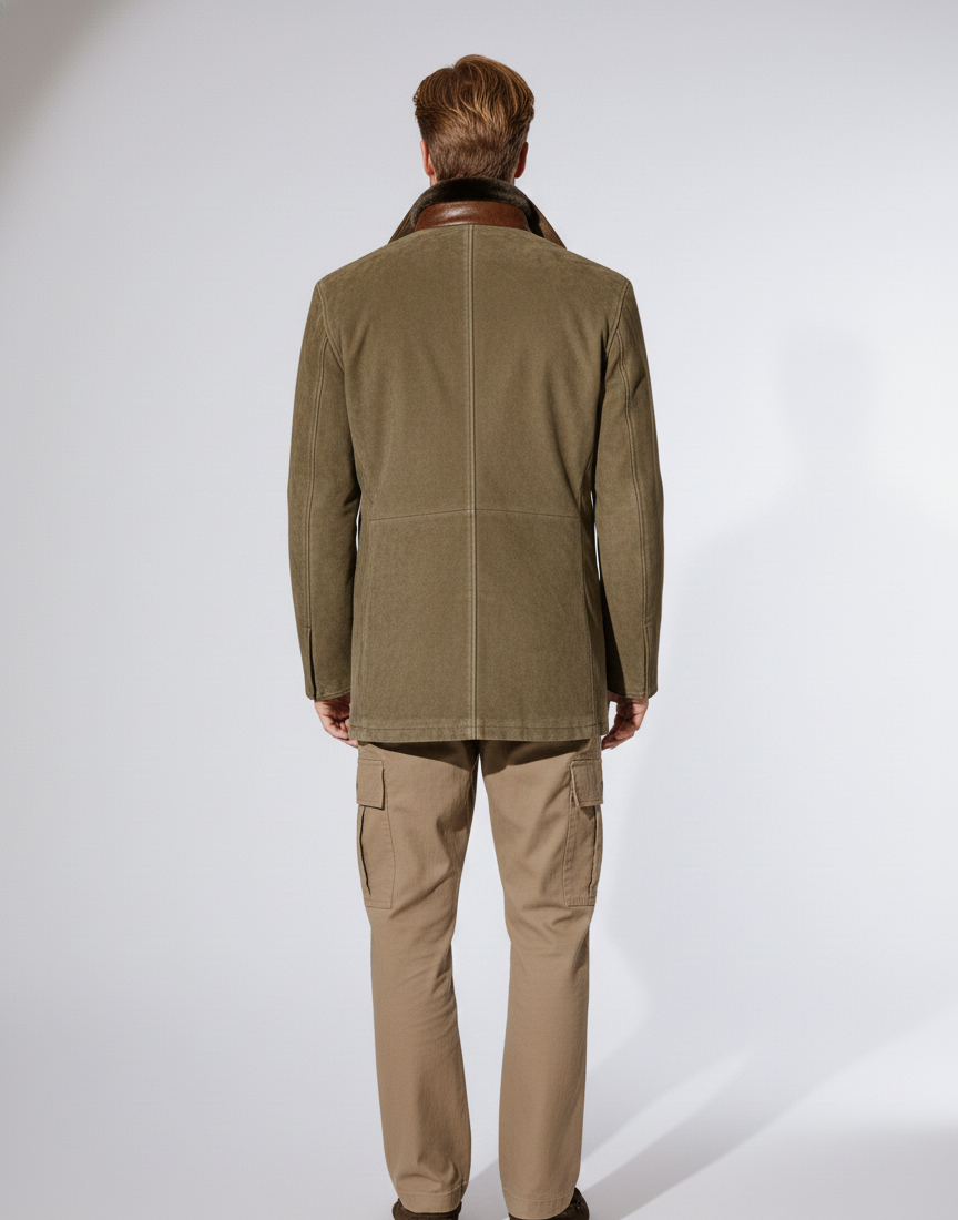 Valerios Fashion giacca uomo pelle vintage