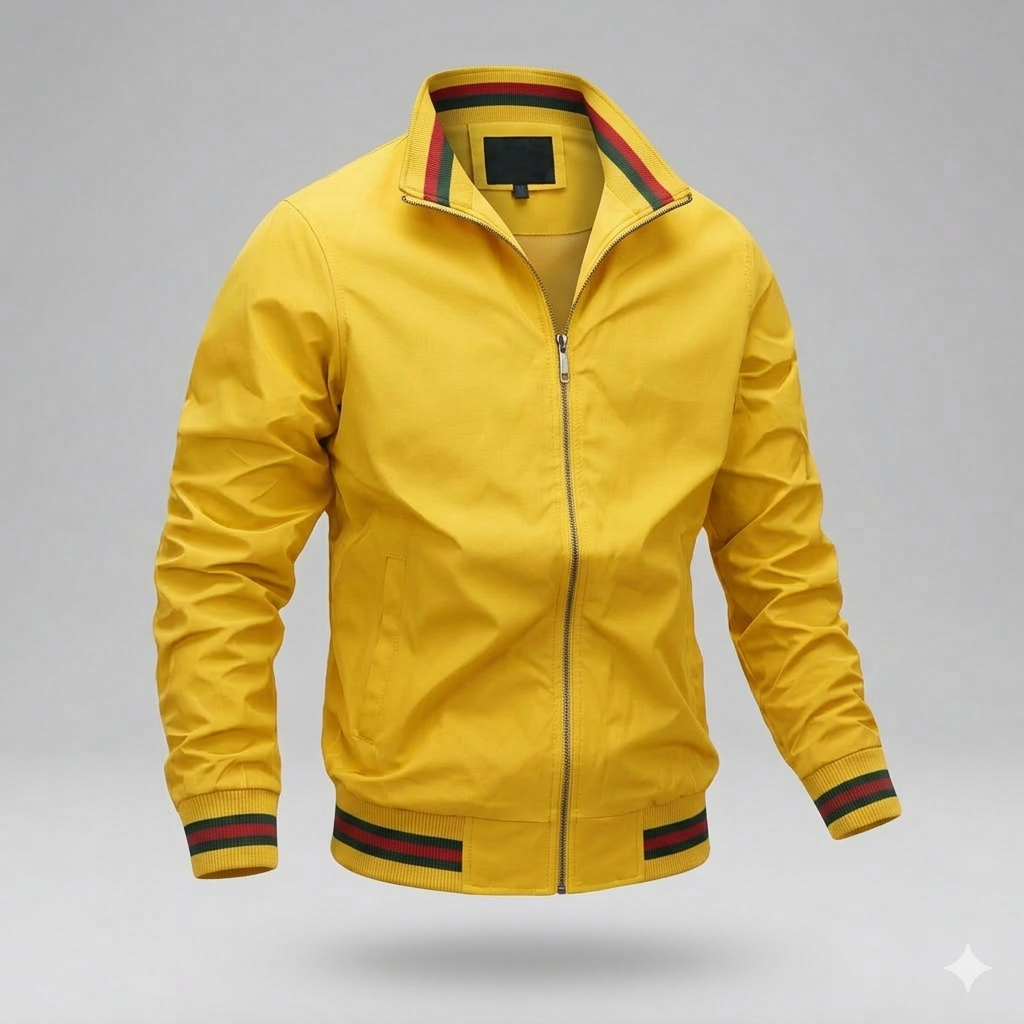 Jaqueta masculina leve de verão – respirável, elegante, com zíper, casual e versátil