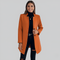 Valerios Fashion cappotto donna elegante lungo con chiusura a bottoni